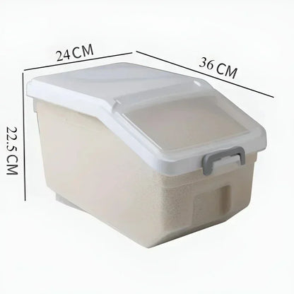 10KG Dry Food Dispenser – Airtight Storage Container with Lid