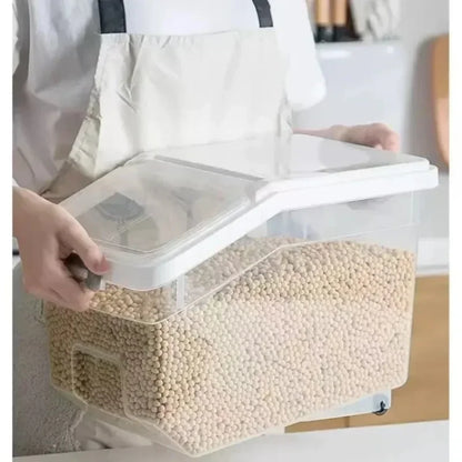 10KG Dry Food Dispenser – Airtight Storage Container with Lid