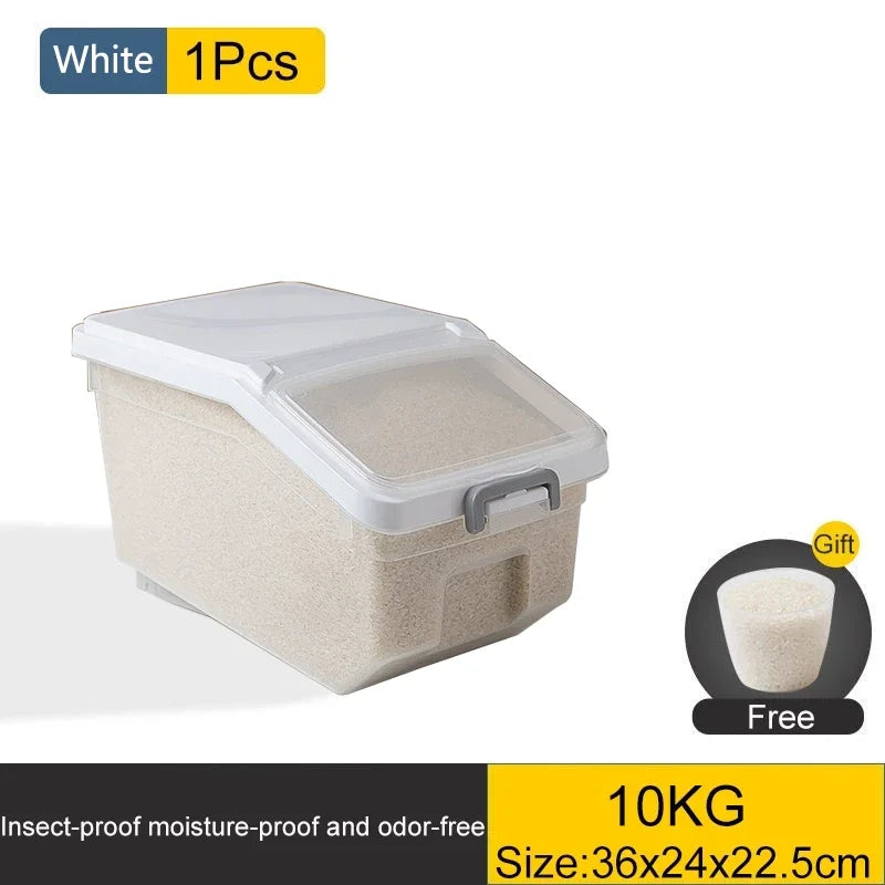 10KG Dry Food Dispenser – Airtight Storage Container with Lid